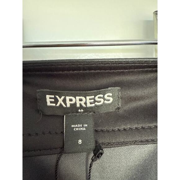 NWT Express Faux Leather Moto Zip Skirt, 8 - Picture 5 of 7